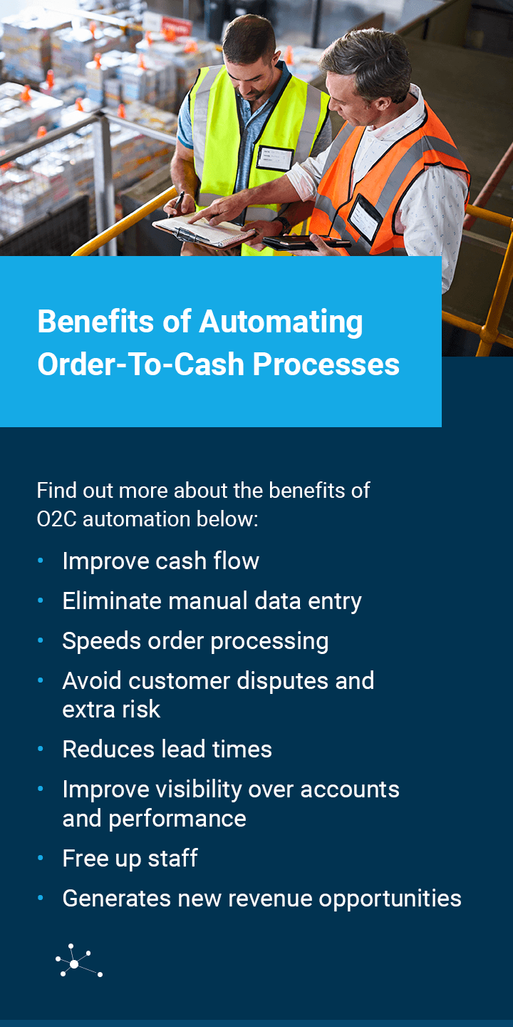 benefits of automating cash to order processes